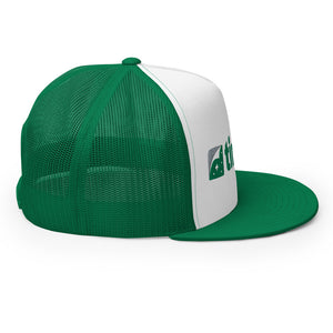 Green / White Trucker Cap
