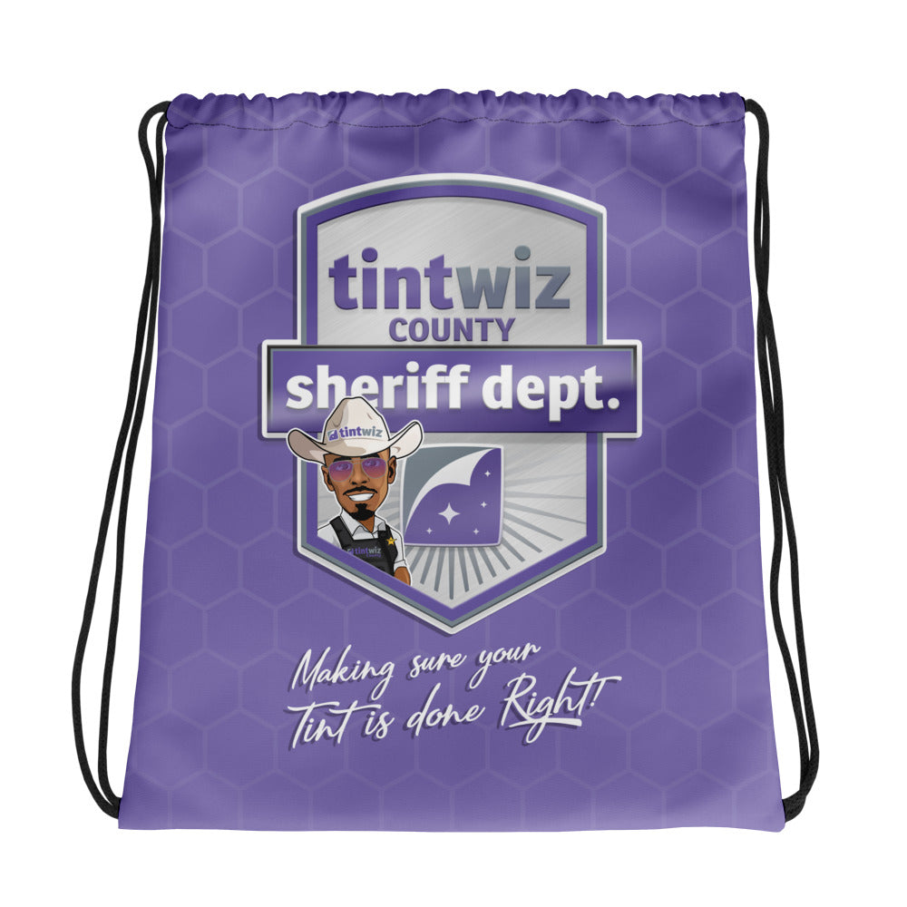 Sheriff Tintright Drawstring Bag