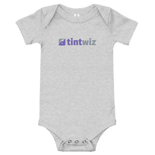 Load image into Gallery viewer, Athletic Heather Tint Wiz Baby Short Sleeve One Piece
