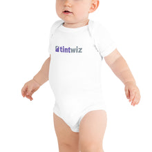 Load image into Gallery viewer, White Tint Wiz Baby Short Sleeve One Piece
