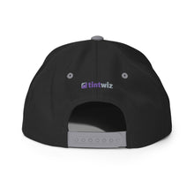Load image into Gallery viewer, Black / Silver Snapback Hat
