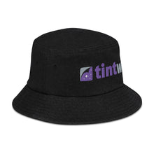 Load image into Gallery viewer, Black Denim Bucket Hat
