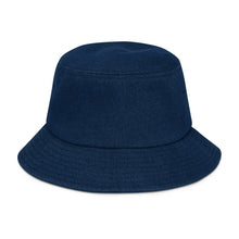 Load image into Gallery viewer, Classic Black Denim Bucket Hat
