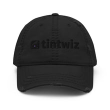 Load image into Gallery viewer, Blackout Distressed Dad Hat
