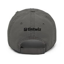 Load image into Gallery viewer, Charcoal Grey Distressed Dad Hat
