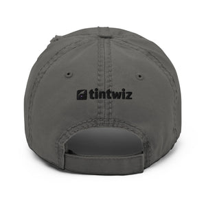 Charcoal Grey Distressed Dad Hat