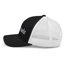 Load image into Gallery viewer, Black / White Trucker Cap
