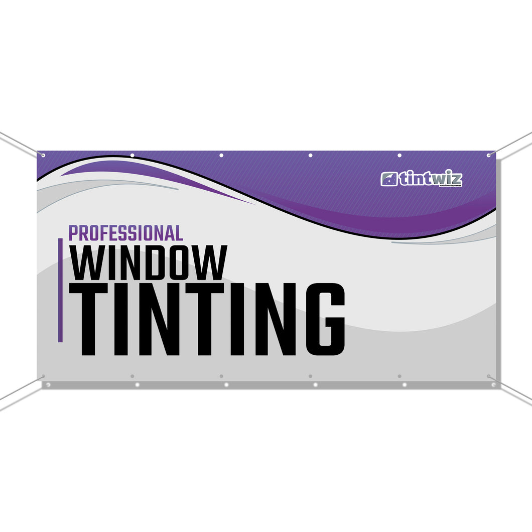 Professional Window Tinting Banner