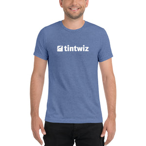 Blue Tint Wiz Unisex Tri-Blend T-Shirt