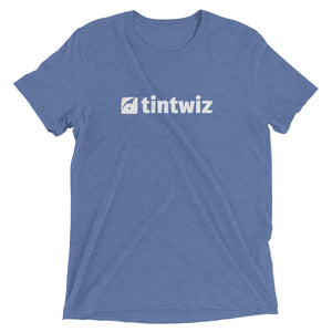 Blue Tint Wiz Unisex Tri-Blend T-Shirt