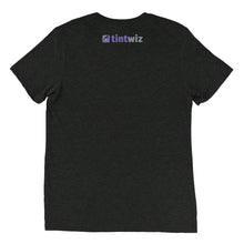 Load image into Gallery viewer, Charcoal-Black Tint Wiz Unisex Tri-Blend T-Shirt
