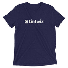 Load image into Gallery viewer, Navy Tint Wiz Unisex Tri-Blend T-Shirt
