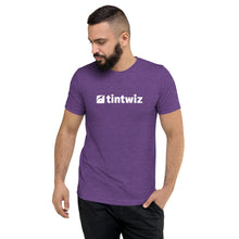 Load image into Gallery viewer, Purple Tint Wiz Unisex Tri-Blend T-Shirt
