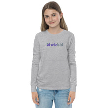 Load image into Gallery viewer, Athletic Heather Tint Wiz Youth Long Sleeve Tee
