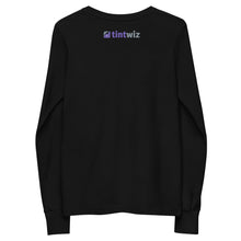 Load image into Gallery viewer, Black Tint Wiz Youth Long Sleeve Tee
