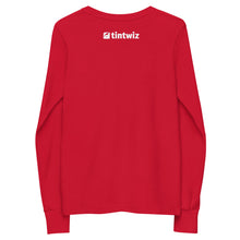 Load image into Gallery viewer, Red Tint Wiz Youth Long Sleeve Tee
