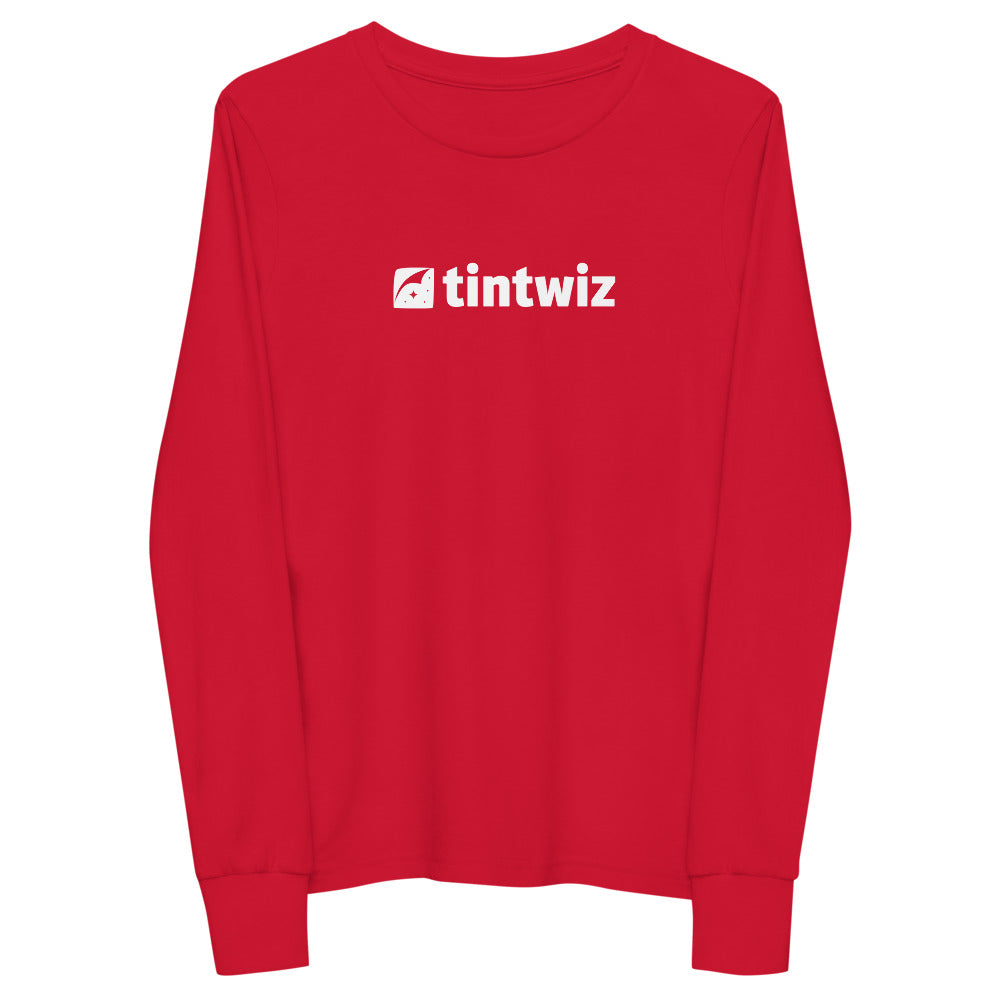 Red Tint Wiz Youth Long Sleeve Tee