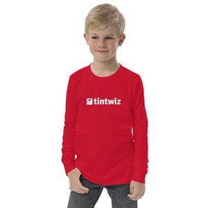 Red Tint Wiz Youth Long Sleeve Tee